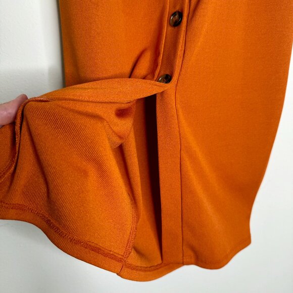 Privacy Please | Augusta Pencil Skirt in Orange - S - Picture 5 of 6